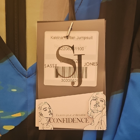 Sassy Jones Katrina Kaftan Jumpsuit - Picture 2 of 9